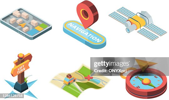Navigate Method Navigation Methods Road Map World Navigator For Tourism Traffic Roads ...