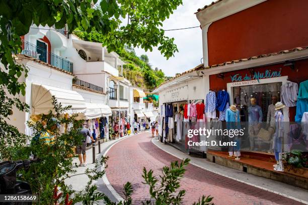 positano cadeauwinkels - positano stockfoto's en -beelden
