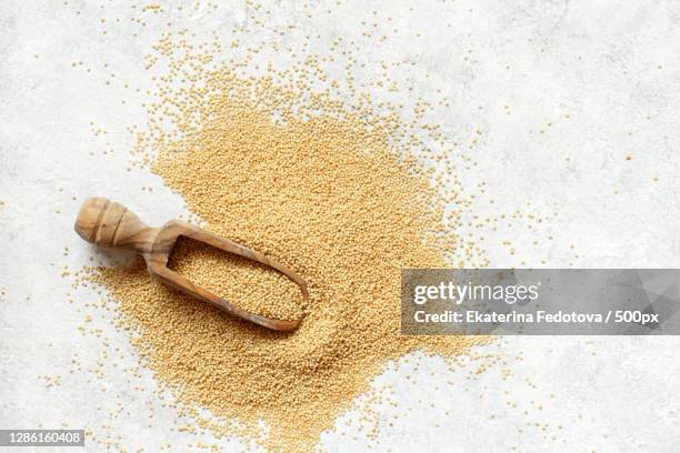 high angle view of ground spice on white background - amarant stock pictures, royalty-free photos & images