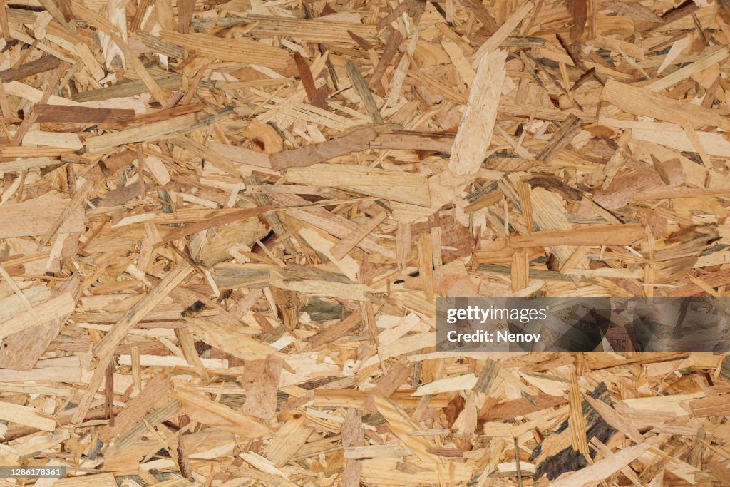 Texture Of Raw Chipboard Sheet