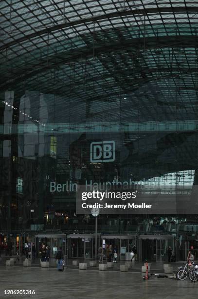 General view of the central station on November 17, 2020 in Berlin, Germany.