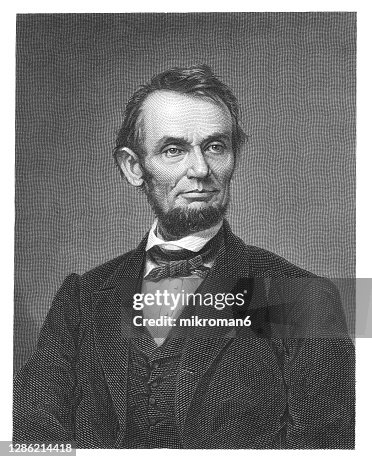 Portrait of Abraham Lincoln, the 16th president of the United States.