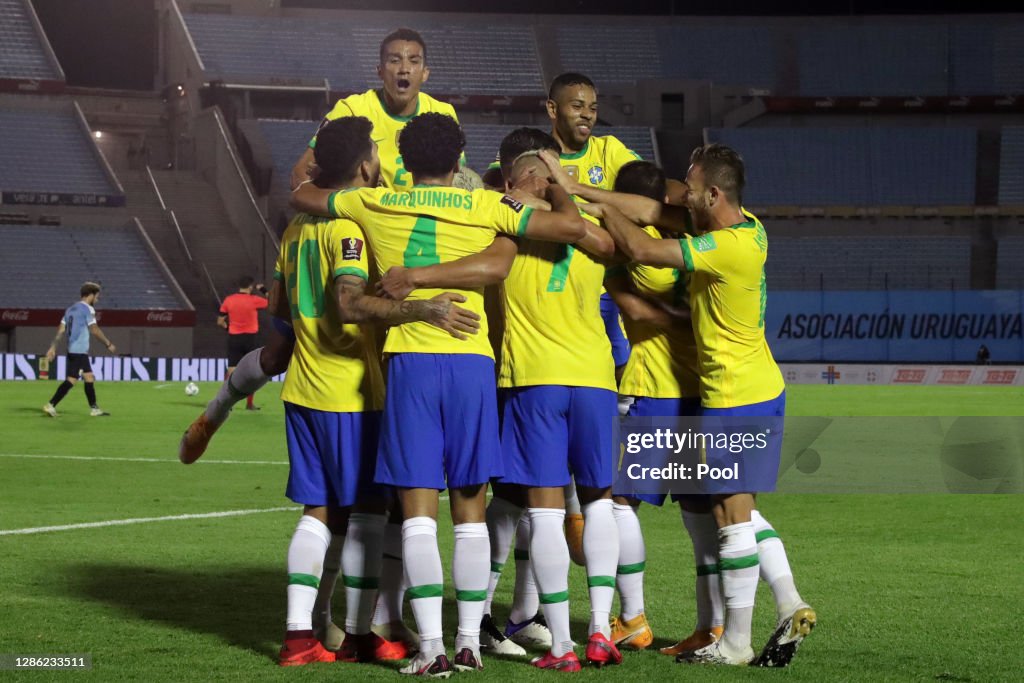 Uruguay v Brazil - South American Qualifiers for Qatar 2022