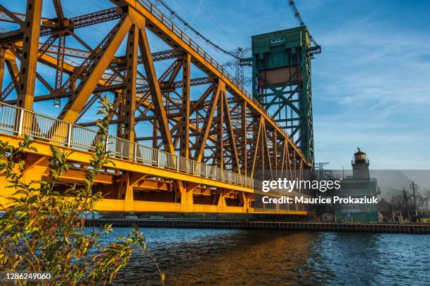 the lift bridge - burlington ontario bildbanksfoton och bilder