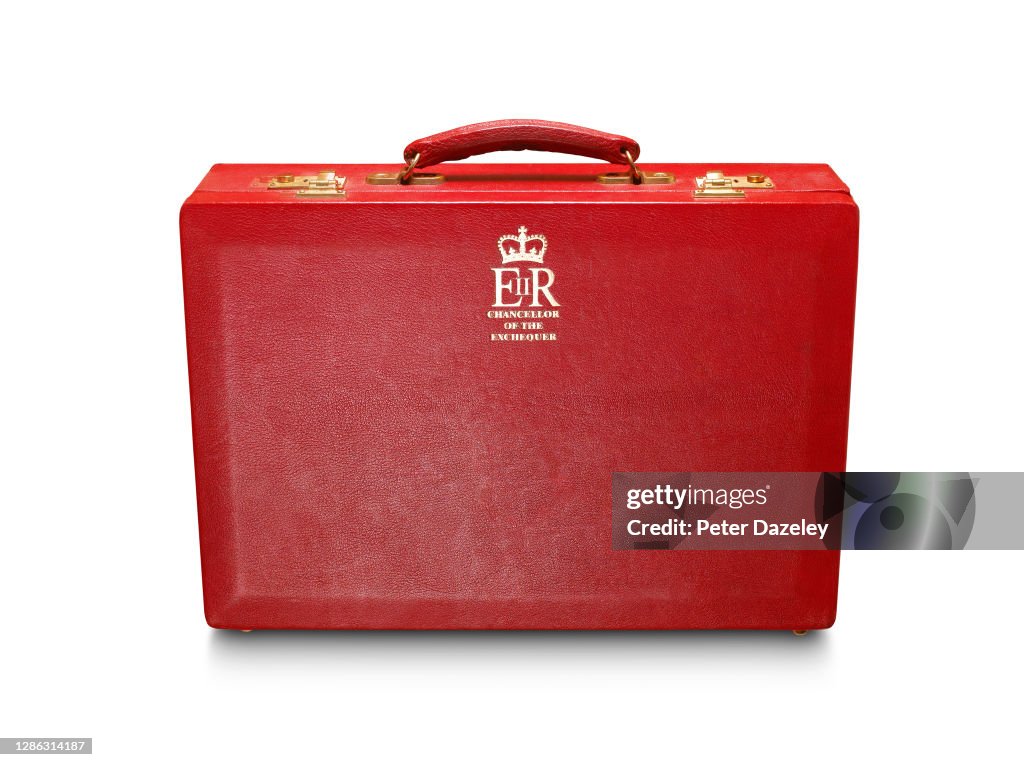 A replica of the Chancellor of the Exchequers Case, Ministerial Box, Budget Box