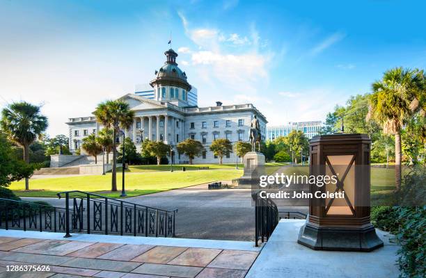 south carolina state house, columbia, south carolina - columbia fotografías e imágenes de stock