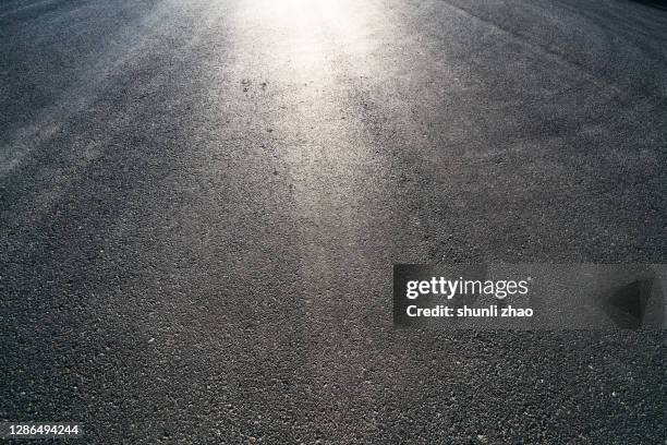 full frame shot of tarmac - empty road above stock pictures, royalty-free photos & images