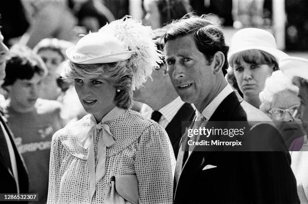 Prince Charles, Prince of Wales and Diana, Princess of Wales visit Prince Edward Island, Canada. June 1983.