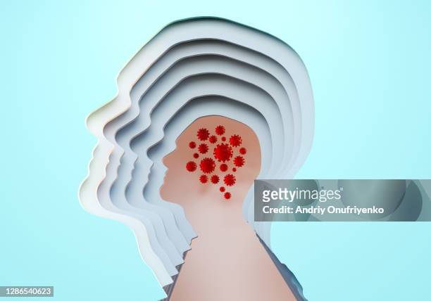 coronavirus in head - human brain stock pictures, royalty-free photos & images