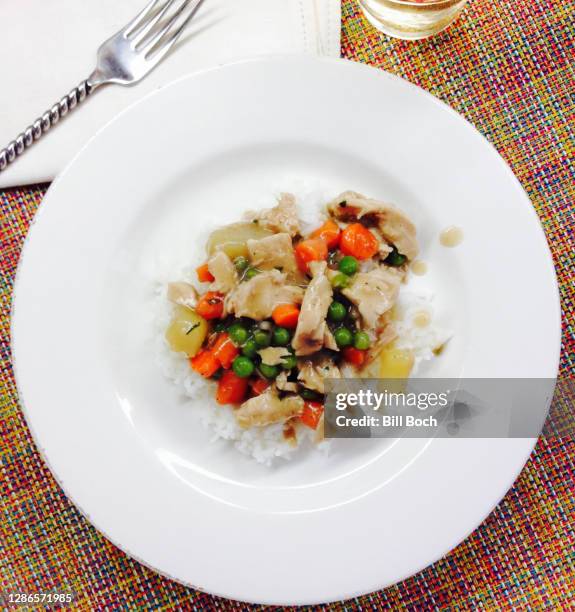 Chicken Stew Over Rice Chicken Stew With Rice Photos and Premium High Res Pictures - Getty Images