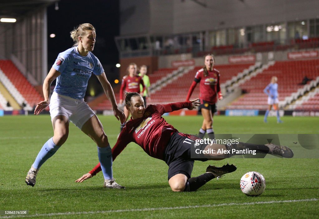 Manchester United v Manchester City - FA Women's Continental League Cup
