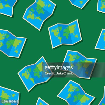 World Map Pattern Flat High-Res Vector Graphic - Getty Images