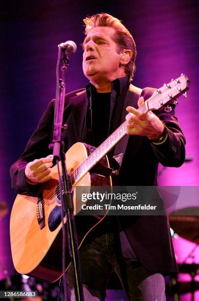 Glenn Frey of The Eagles performs during the Stagecoach music festival at the Empire Polo Fields on May 2, 2008 in Indio, California.