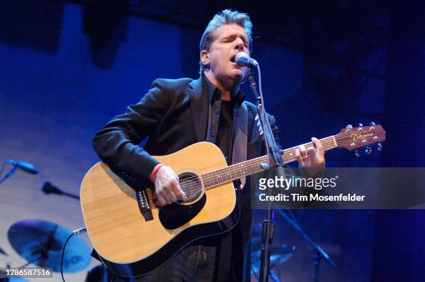 Glenn Frey of The Eagles performs during the Stagecoach music festival at the Empire Polo Fields on May 2, 2008 in Indio, California.