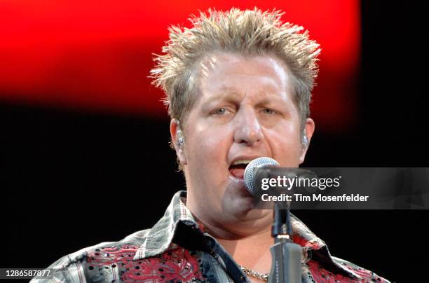 Gary LeVox of Rascal Flatts performs during the Stagecoach music festival at the Empire Polo Fields on May 3, 2008 in Indio, California.