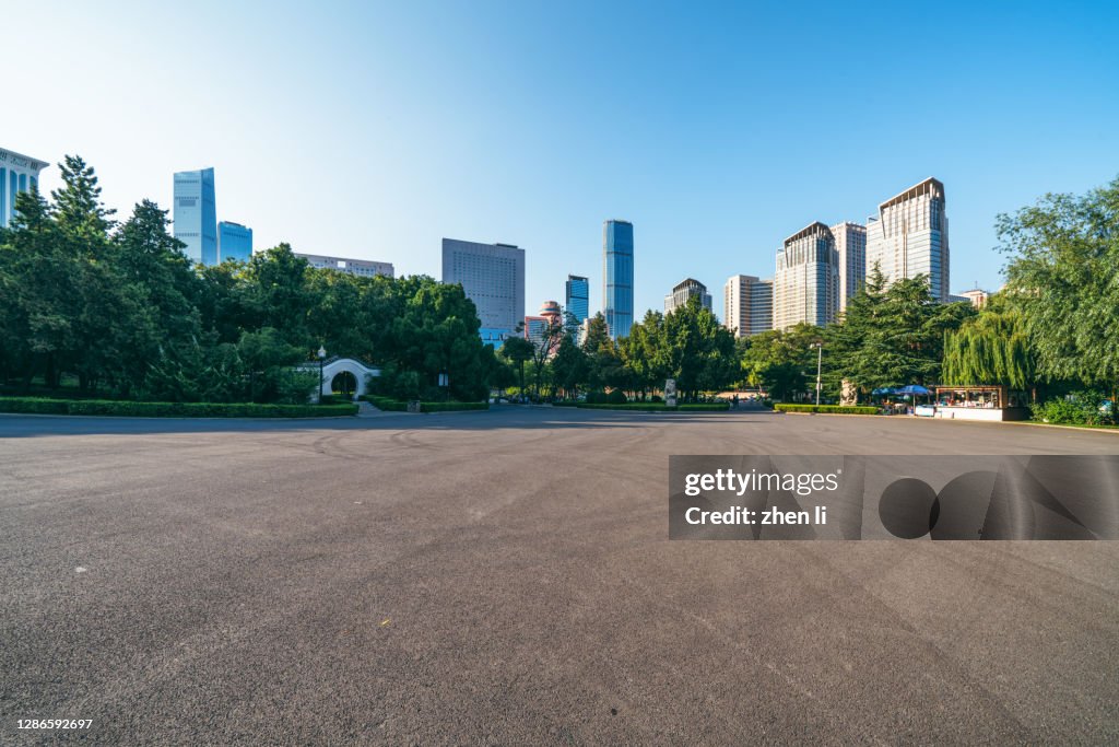 Road in the park