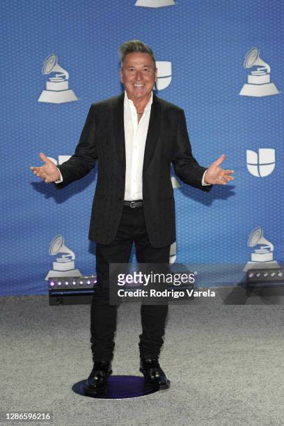Ricardo Montaner attends The 21st Annual Latin GRAMMY Awards at American Airlines Arena on November 19, 2020 in Miami, Florida.
