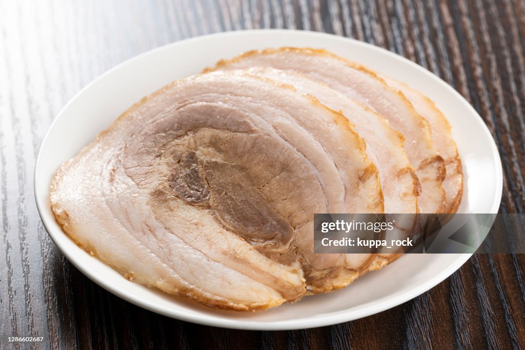 Char-siu pork, Pork stewed in soysauce