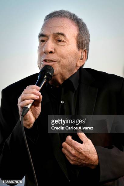 In this image released on November 19 José Luis Perales performs at the 2020 Latin GRAMMY Awards on October 29, 2020 in Madrid, Spain. The 2020 Latin...