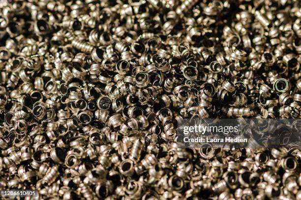 metal shavings abstract - metal shavings stock pictures, royalty-free photos & images