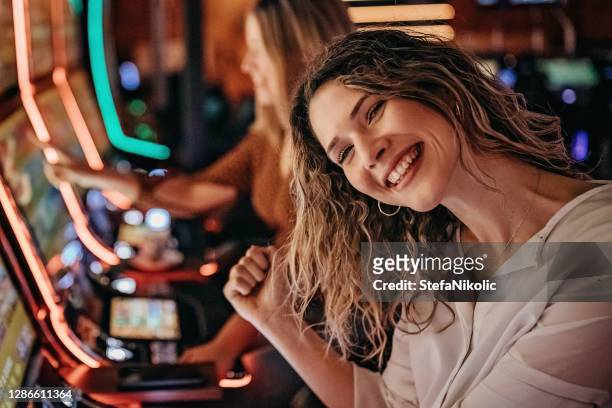 fun time in casino - casino win stock pictures, royalty-free photos & images