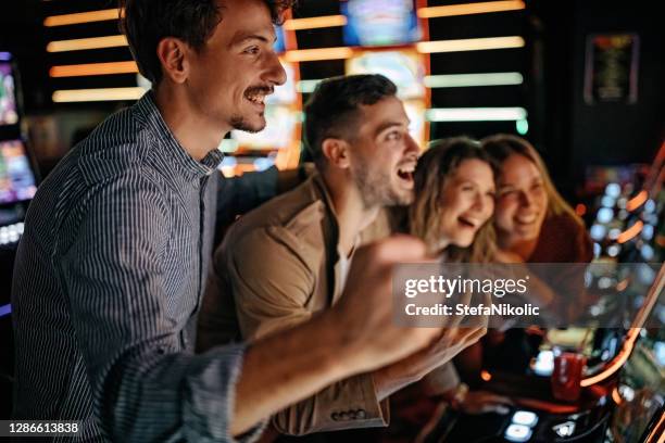 good game - casino interior stock pictures, royalty-free photos & images