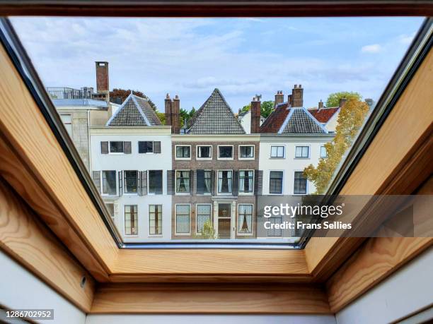a room with a view, utrecht, the netherlands - utrecht foto e immagini stock