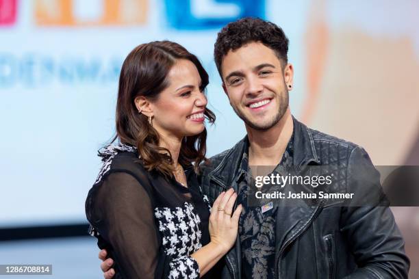 Christina Luft and Luca Haenni during the 25th RTL Telethon on November 19, 2020 in Huerth, Germany.