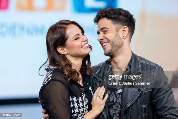 Christina Luft and Luca Haenni during the 25th RTL Telethon on November 19, 2020 in Huerth, Germany.
