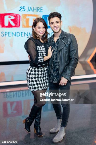 Christina Luft and Luca Haenni during the 25th RTL Telethon on November 19, 2020 in Huerth, Germany.