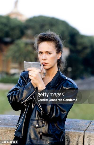 Italian actress Elena Sofia Ricci, Rome, Italy, 28th May 1996.