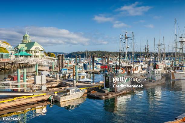 nanaimo haven vancouver island bc canada - vc stockfoto's en -beelden