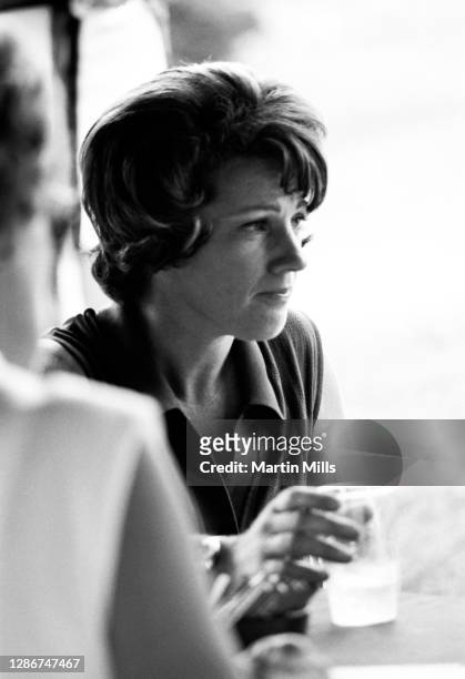 Susie Berning of the United States sits after winning the 1972 U.S. Women's Open Golf Championship on July 2, 1972 at the Winged Foot Golf Club, East...