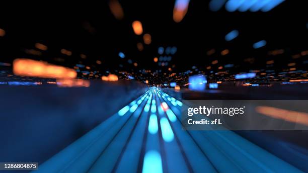 三維渲染快速流動的粒子數據 - coordonnée géographique photos et images de collection