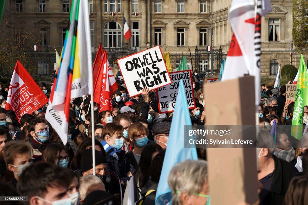Lille Protests Global Security Law