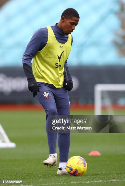 Kayne Ramsay during a Southampton FC training session at the Staplewood Campus on November 21, 2020 in Southampton, England.