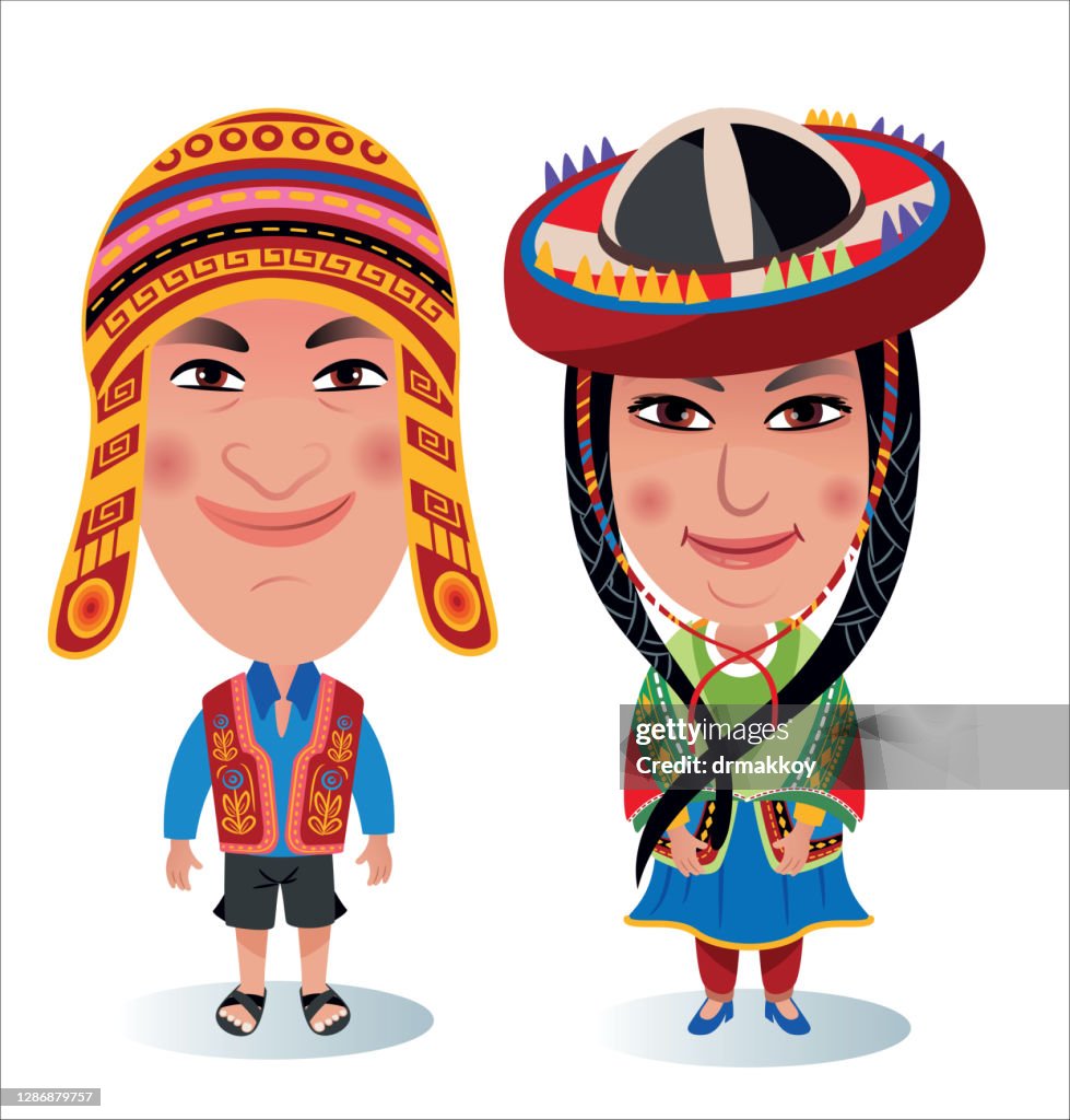 Peruvian woman and Man
