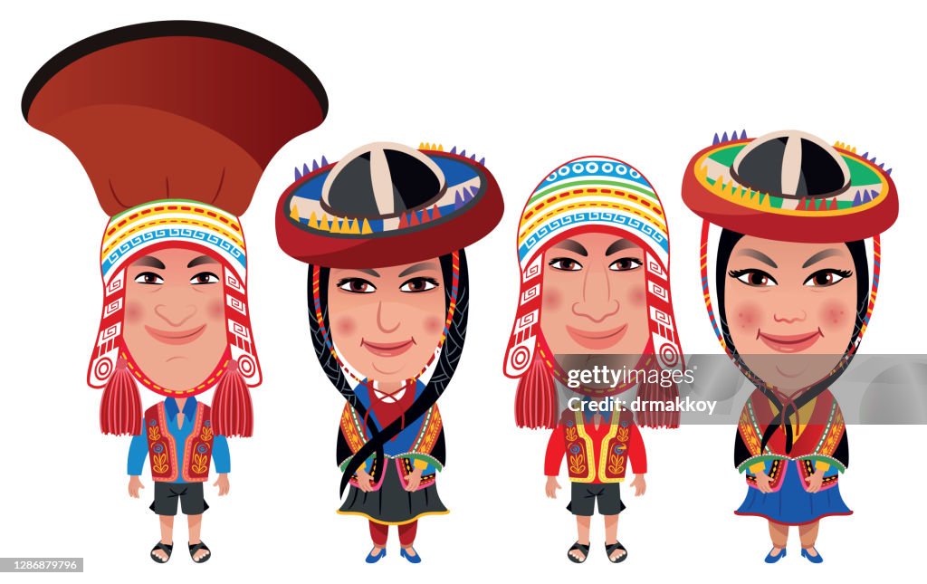 Peruvian woman and Man