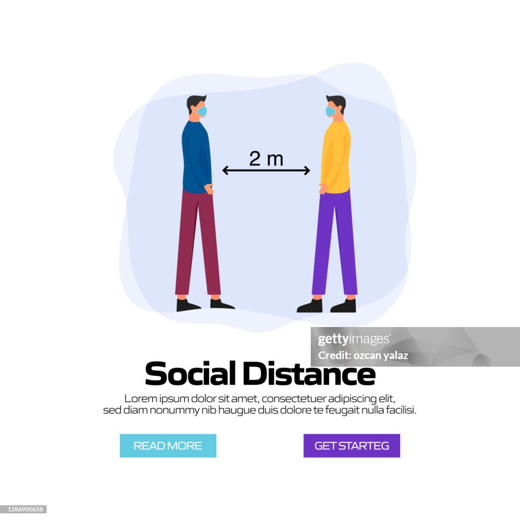 Social Distance Level Social Distance High-Res Vector Graphic - Getty Images