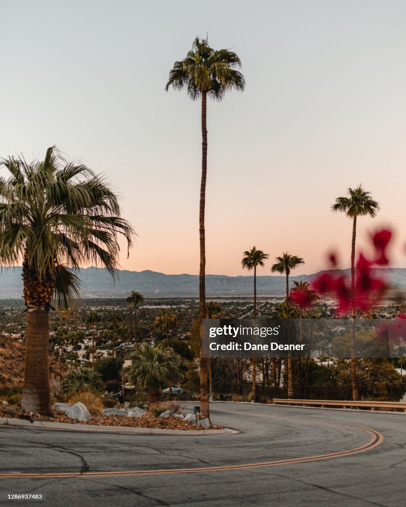 Daytime, Outdoor Shot of Palm Springs, California.