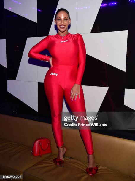 Crystal Renay attends Ne-Yo "U 2 Luv" Single release party at Gold Room on November 20, 2020 in Atlanta, Georgia.