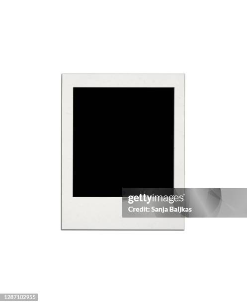 instant print transfer - polaroid foto e immagini stock