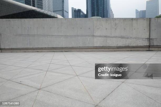 ground of guangzhou huacheng avenue - beton sol stock-fotos und bilder