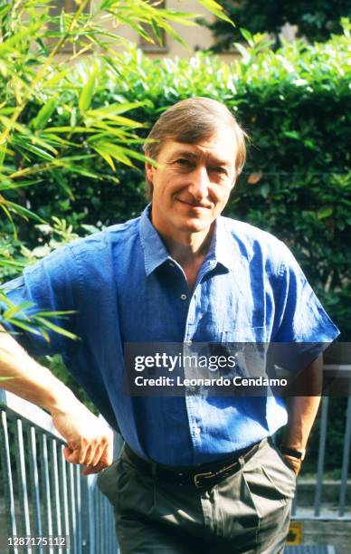 British writer Julian Barnes, Mantova, Italy, 9th September 1999.