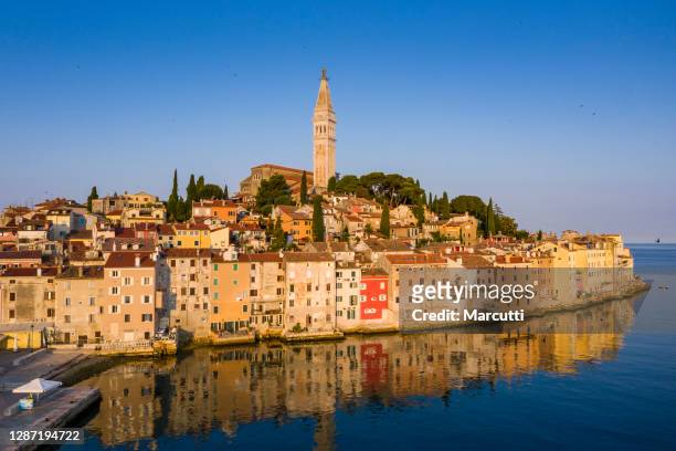 rovinj old town - rovinj stock pictures, royalty-free photos & images