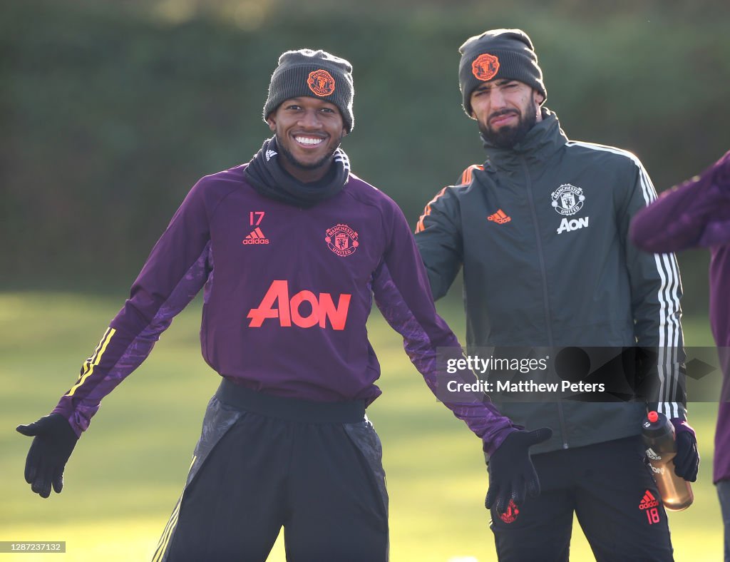 Manchester United - Press Conference And Training Session