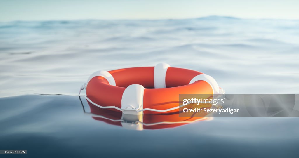 Lifebuoy, rendering 3d