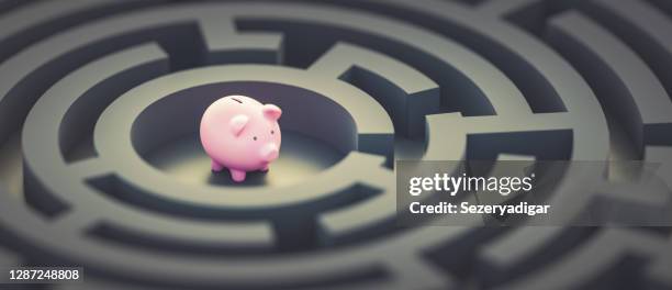 financial concept, 3d render - retirement-plan stock pictures, royalty-free photos & images