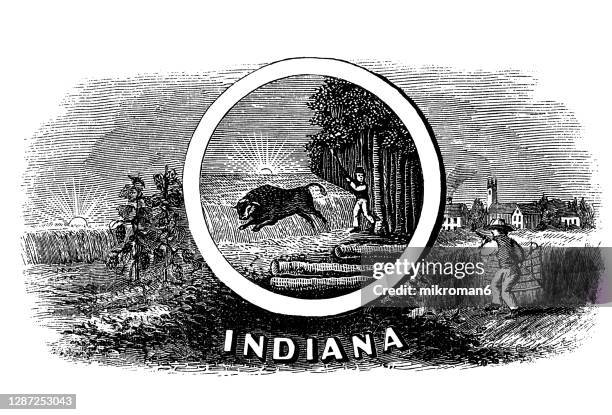 Decatur Indiana Seal 30 Indiana State Seal Stock Photos, High-Res Pictures, and Images ...