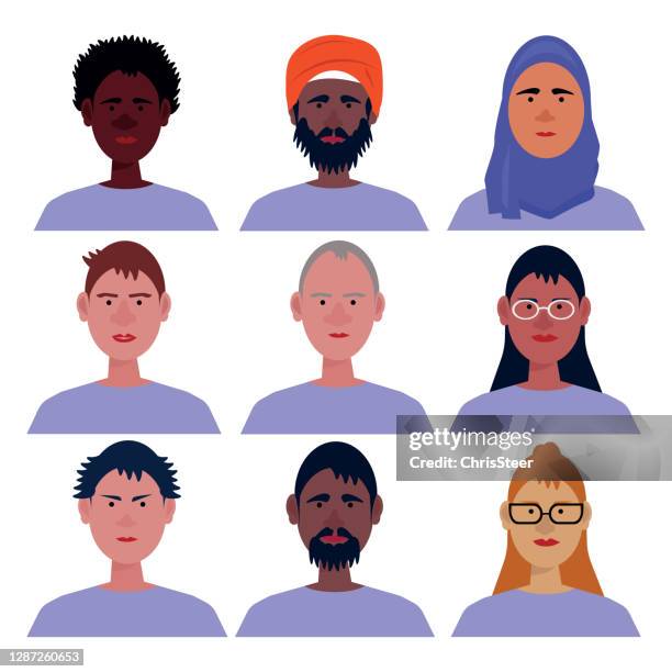 group of doctors - turban vector stock illustrations